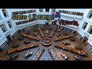【4K Walking】State Library of Victoria, The world's fourth-most-visited library | Melbourne Australia