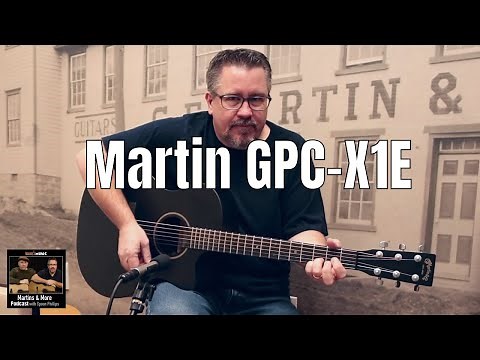 Martin Guitar Remastered X Series: GPC-X1E Black | NAMM 2024