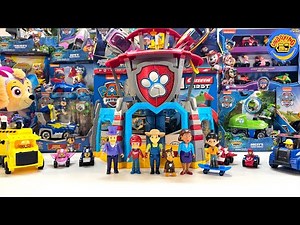 Paw Patrol Mighty MOVIE Toy Collection Unboxing Review () Rescue Wheels Rubble&crew () Patrick ASMR