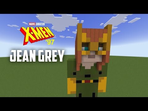 Minecraft Jean Grey (Finale Suit) (Marvel's X-MEN '97) Statue Tutorial