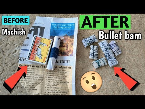 I Made ₹2 Diwali Bullet Bam Using Matchsticks 🔥