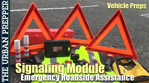 Emergency roadside signaling module improves vehicle safety during crises