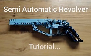 【转】Lego Technic Revolver - Semi Automatic (MOC) + Tutorial