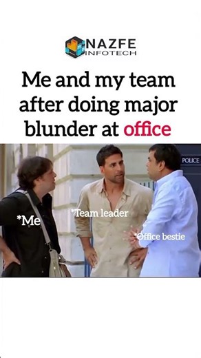 💥 When the Whole Team Messes Up at Office | Funny Teamwork Blunder | Nazfe Infotech