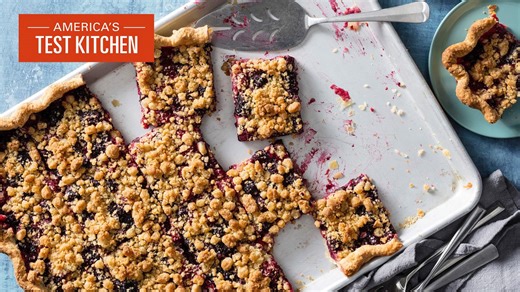 Ultimate triple berry slab pie