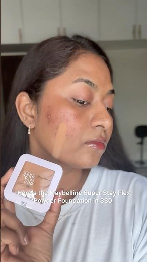 NEW Maybelline SuperStay Flex Powder Foundation | Shade 330 Review ✨