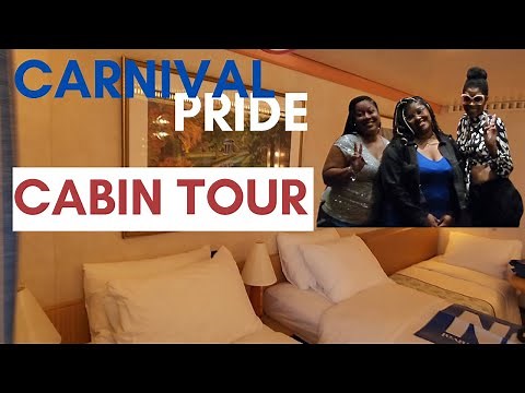 Balcony Cabin Tour | Carnival Pride - For 3 | A Surprise For The 1st Time Cruiser