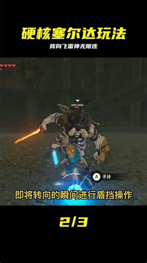 背向飛雷神進階！配合無限林克時間，連擊數爆表 #塞尔达传说 #背向飞雷神 #无限林克时间 #游戏技巧 #单机高光