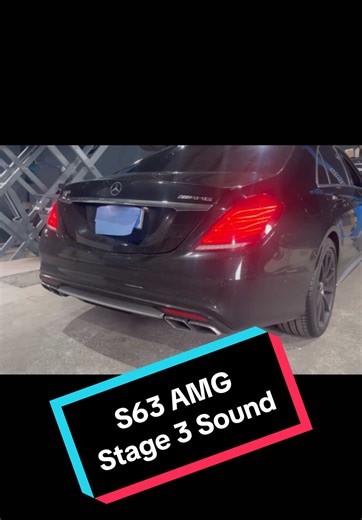 💥Mercedes W222 S63 AMG Stage 3 Sound💥 #mercedes #s63 #amg #fyp #tuning