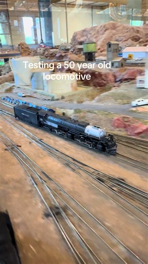 Testing an old Riverossi. #nscale #railroad #arizona #modeltrains #trains