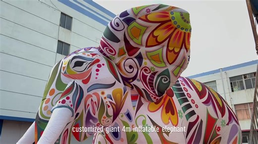 New Design Giant Inflatable Elephant Costume for Circus Performances