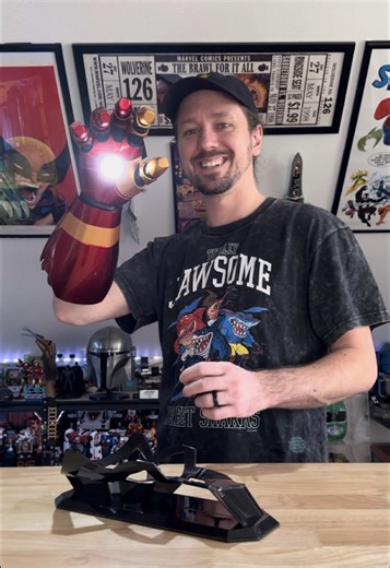 Iron Man Mark XLII Voice Controlled Gauntlet Ordered from @starcine.collectible #ironman #tonystark #iamironman #marvel #mcu