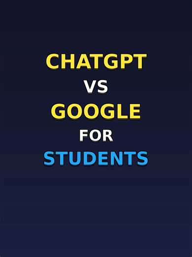 ChatGPT vs Google - which should you use? 🤖 The answer: BOTH! Use ChatGPT to understand concepts and Google to find research sources. Stop choosing sides and start using them together 💡 #chatgpt #studytips #googlesearch #studytok #chatgpttips #studentlife #studyhacks #aihacks #productivitytips #learnontiktok