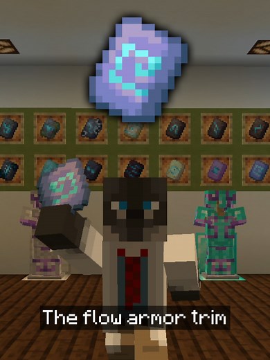 How To GET The Flow Armor Trim In Minecraft #Minecraft #ArmorTrim #MinecraftTutorial