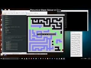 Recursive Maze Solver in C++