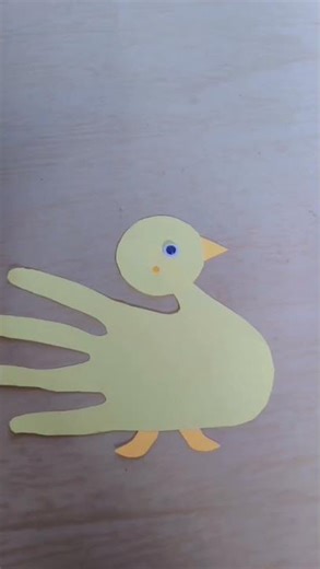 diy paper duck craft 🦆🦆..#easy #duck #craft #short #videos