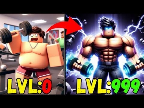"Roblox Gym Wala Game! 💪 Level 1 se Strongest Body Banaye | Hindi Gameplay #RobloxGym"