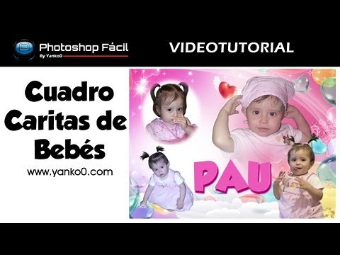 Cuadro Caritas de Bebe Photoshop by Yanko0