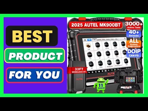 Autel MaxiCOM MK900 BT MK900BT 8 Inch Car Diagnostic