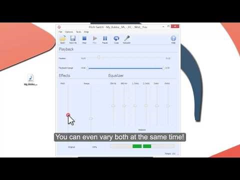 How to Change the Pitch & Key of Any Song