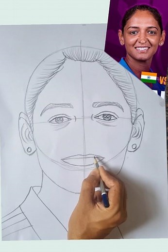 Jemimah Rodrigues Drawing | CWC 2025 #jemimahrodrigues