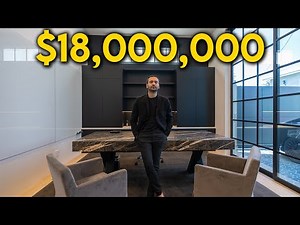 Touring an $18,000,000 Los Angeles MODERN OFFICE with Bulletproof Windows