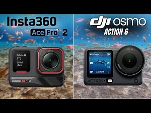 DJI Osmo Action 6 vs Insta360 Ace Pro 2 Underwater Camera Battle