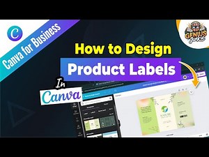 How to Design Stunning Product Labels in Canva Step by Step Tutorial | Genius Junkie