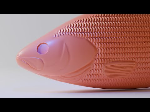 Realistic details on 3D lures - Blender Sculpting