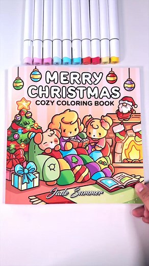 🐧 🏂 The Ice-Skating Penguins | Merry Christmas Coloring Book by Jade Summer 😍 Ready for your next coloring book? Search “Jade Summer” on Amazon. Link in bio. 💚 Remember to post with #jadesummer so we can see your completed pages. #coloring #coloringbook #adultcoloring #coloringtherapy #coloringforadults #coloringforgrownups #coloringmasterpiece #coloringbooksforadults #coloringcommunity #coloringaddict #colorwithme #relaxingvideos #satisfyingvideos #creativecoloring #arttherapy #jadesummerco