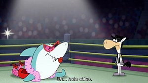 9.4K views · 573 reactions | Escena del segmento "Wrestle Rumble" de Jellystone. En el segmento el alcalde de la ciudad Huckleberry Hound organiza un evento de lucha libre para tratar de recuperar la fama de su antiguo héroe, The Funky Ghost. | Zona Cartoon | Facebook