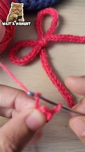 Easy Crochet Bow 🎀 | Perfect for Beginners #beginnercrochet #crochet #crochetshorts