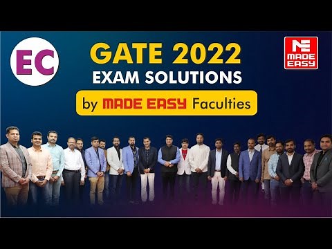 GATE 2022 | LIVE Exam Solutions | Electronics & Communication Engg.| EC | By MADE EASY Faculty Panel