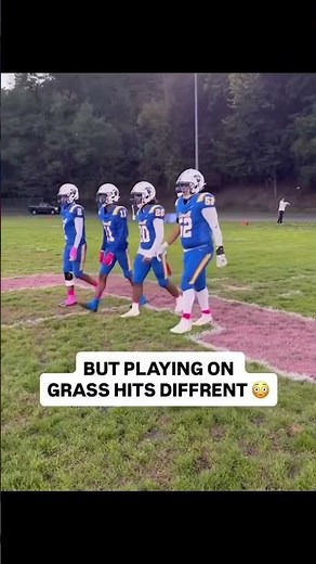 Playing On Turf vs Grass #football #footballshorts #highschoolfootball #collegefootball #highschool