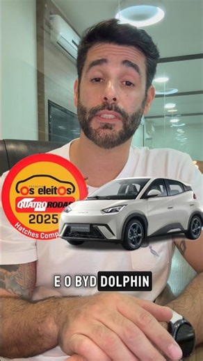Electric vehicles in the spotlight in Brazil: Dolphin Mini among the chosen ones for 2025. #pcd #byd