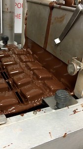 Chocolate Enrobing 🤤🍫💦 #chocolate #chocolatelover | Foody Fetish