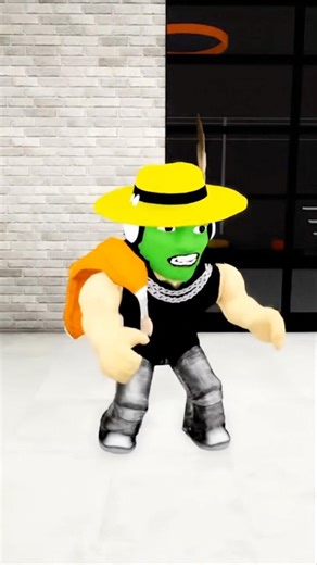 The girl saved by the bacon who turned into the mask hiphop #roblox #themask