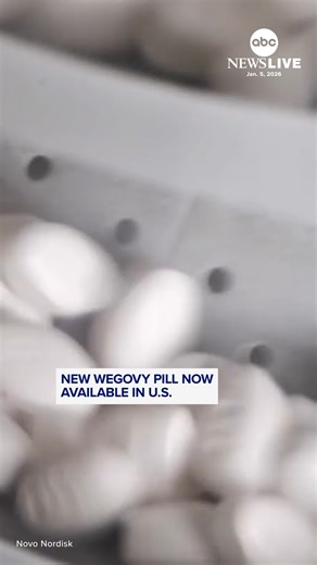 The first and only oral GLP-1 for weight loss in adults is now available to consumers. Consumers with prescriptions may pick up the new Wegovy pill at pharmacies nationwide or have it delivered through telehealth companies, according to Novo Nordisk. | ABC News Live
