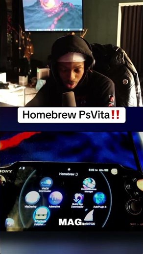 Get that 500gb SD card🗣️ #gaming #psvita #handheld