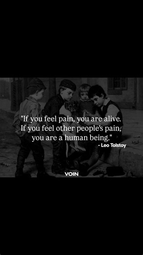 Leo Tolstoy on Humanity | Feeling Others' Pain Make Us Human #philosophy #fypシ゚viral #shorts