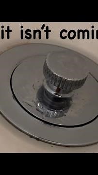 Why your tub stopper isn’t coming up