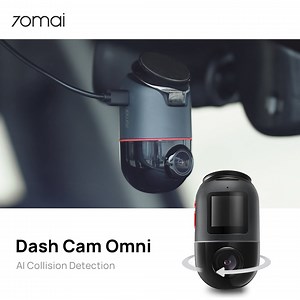 360° Dash Cam Omni officially launch Now. Get Omni with AI motion detection and smart ADAS. Patented 360° rotating full view Superb HDR night vision 24H parking surveillance AI motion detection Built-in GPS & ADAS Intuitive voice control | 70mai Dashcam