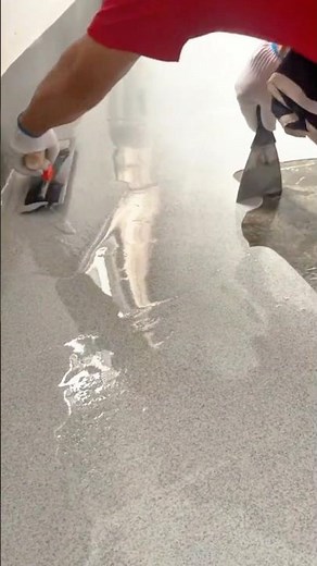 Applying Smooth Self-Leveling Epoxy Floor Coating with Trowels