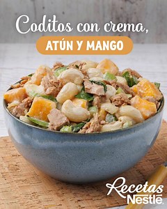 10K reactions · 2.9K shares | ¿Se te antoja una receta cremosita, fresca y con todo el sabor de Cuaresma? tienes que preparar esta rica pasta de coditos. | Recetas Nestlé | Facebook