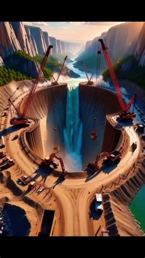 Insane Mega Dam Construction Time Lapse 🤯 You Won't Believe It!