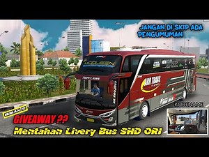 SHARE !!! | Mentahan Livery Bus SHD ORI | ARH TRANS