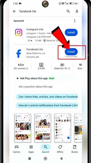 facebook Lite kaise download Kare 2025 | how to download facebook lite | #shorts