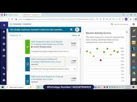 Sam Training Excel Module 01 Creating A Worksheet And A Chart