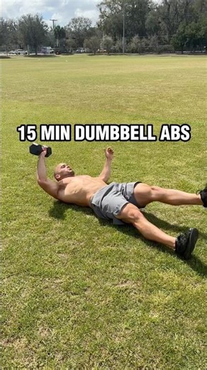 🔥15 Minute Dumbbell Abs Workout for Six Pack Abs