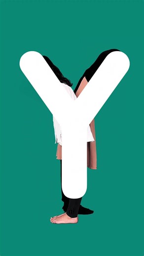 Human Letter Y